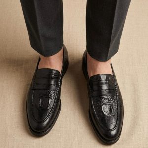 Italian leather men's shoe